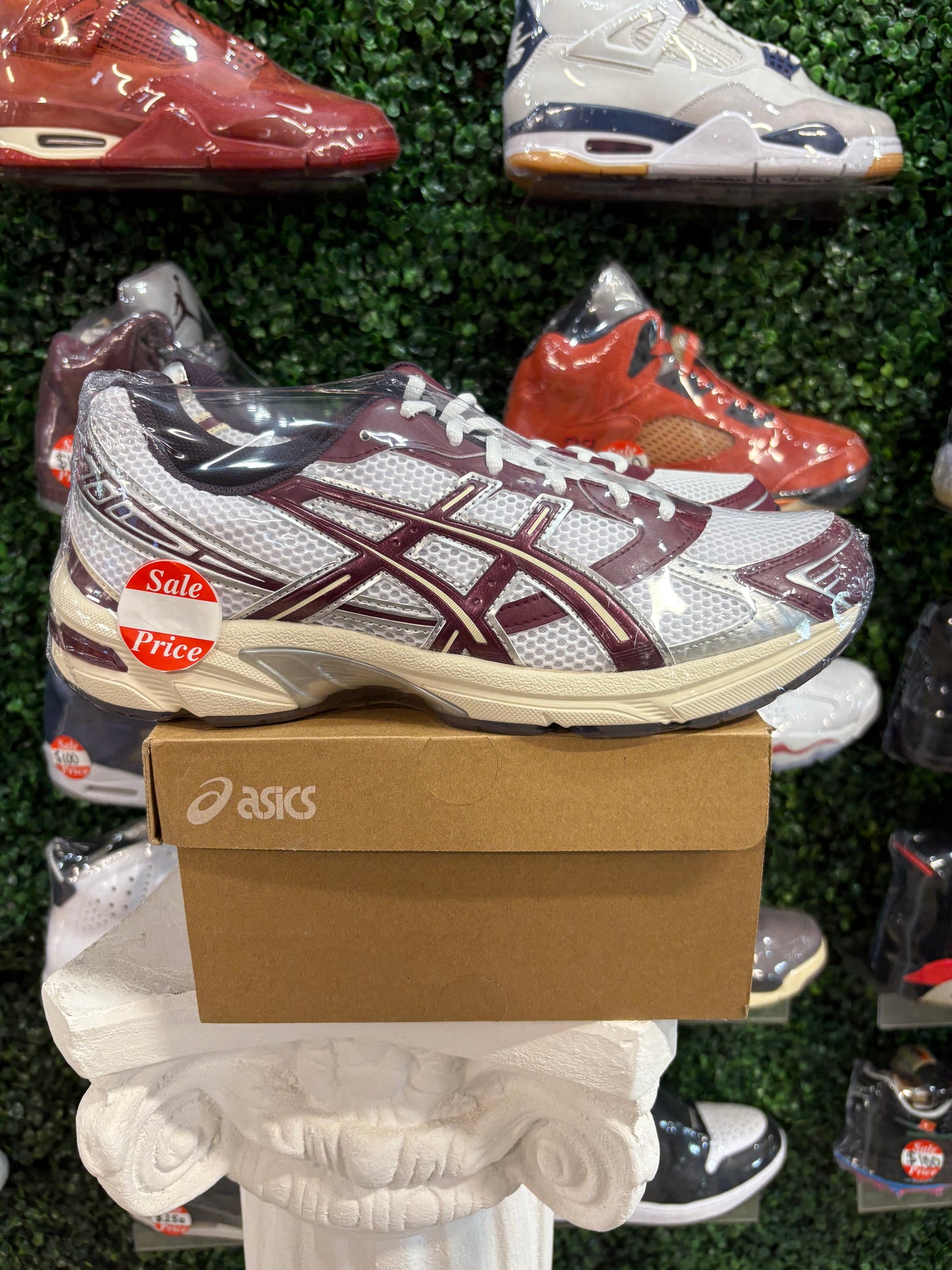 Asics Gel-1130 “White/Maroon Banner”