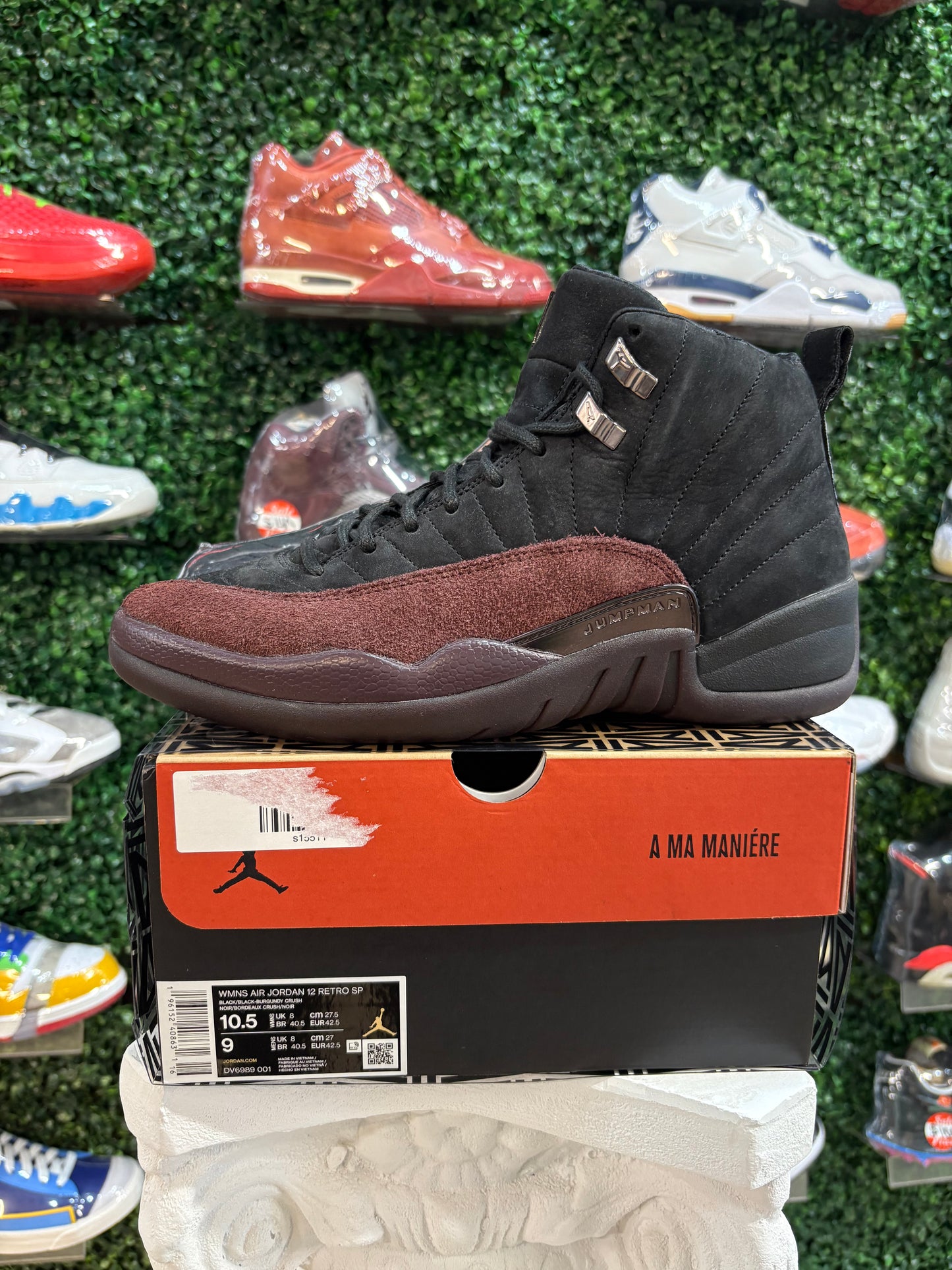 Jordan 12 X A Ma Maniere “Black”