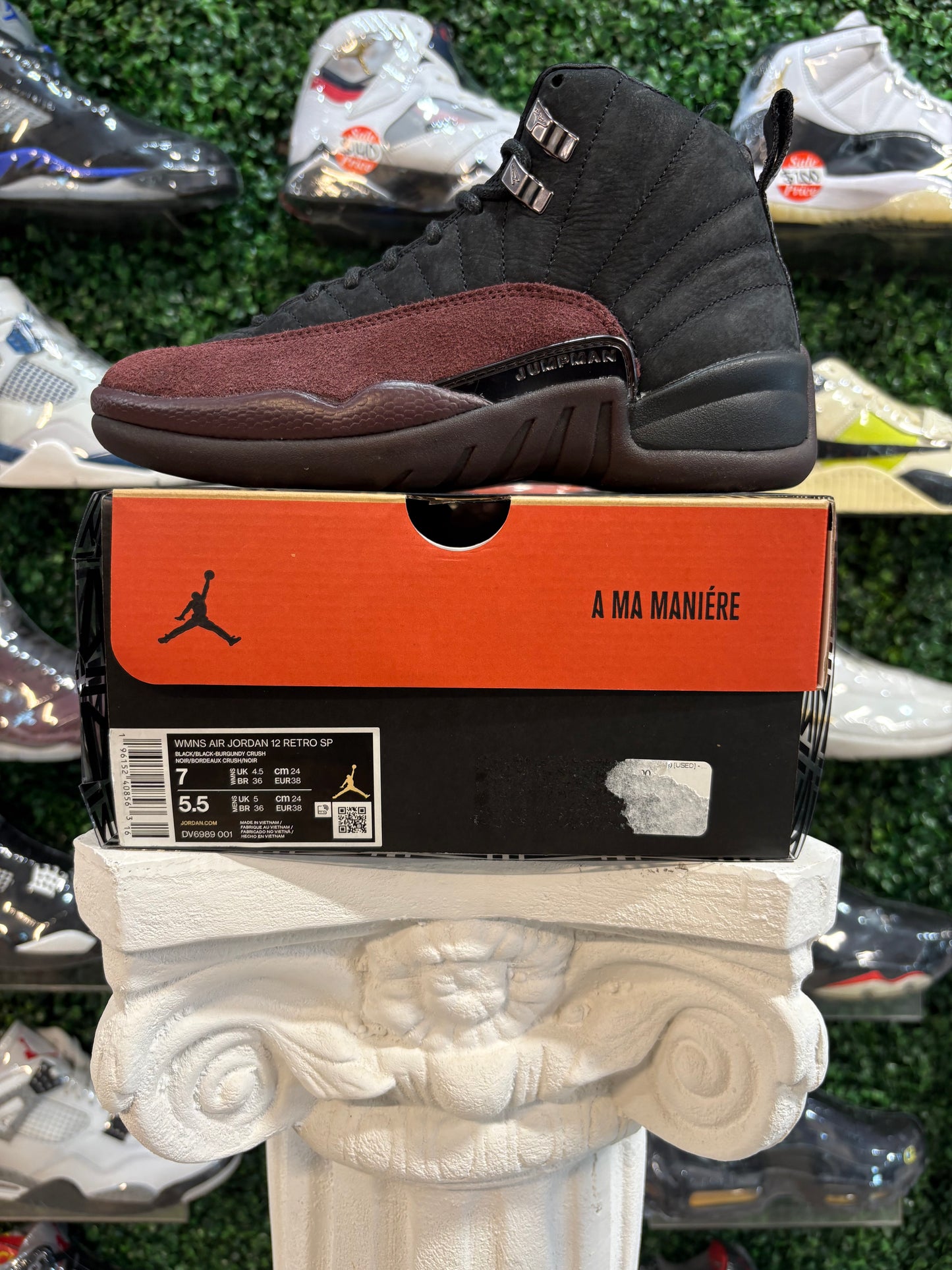 Jordan 12 X A Ma Maniere “Black”