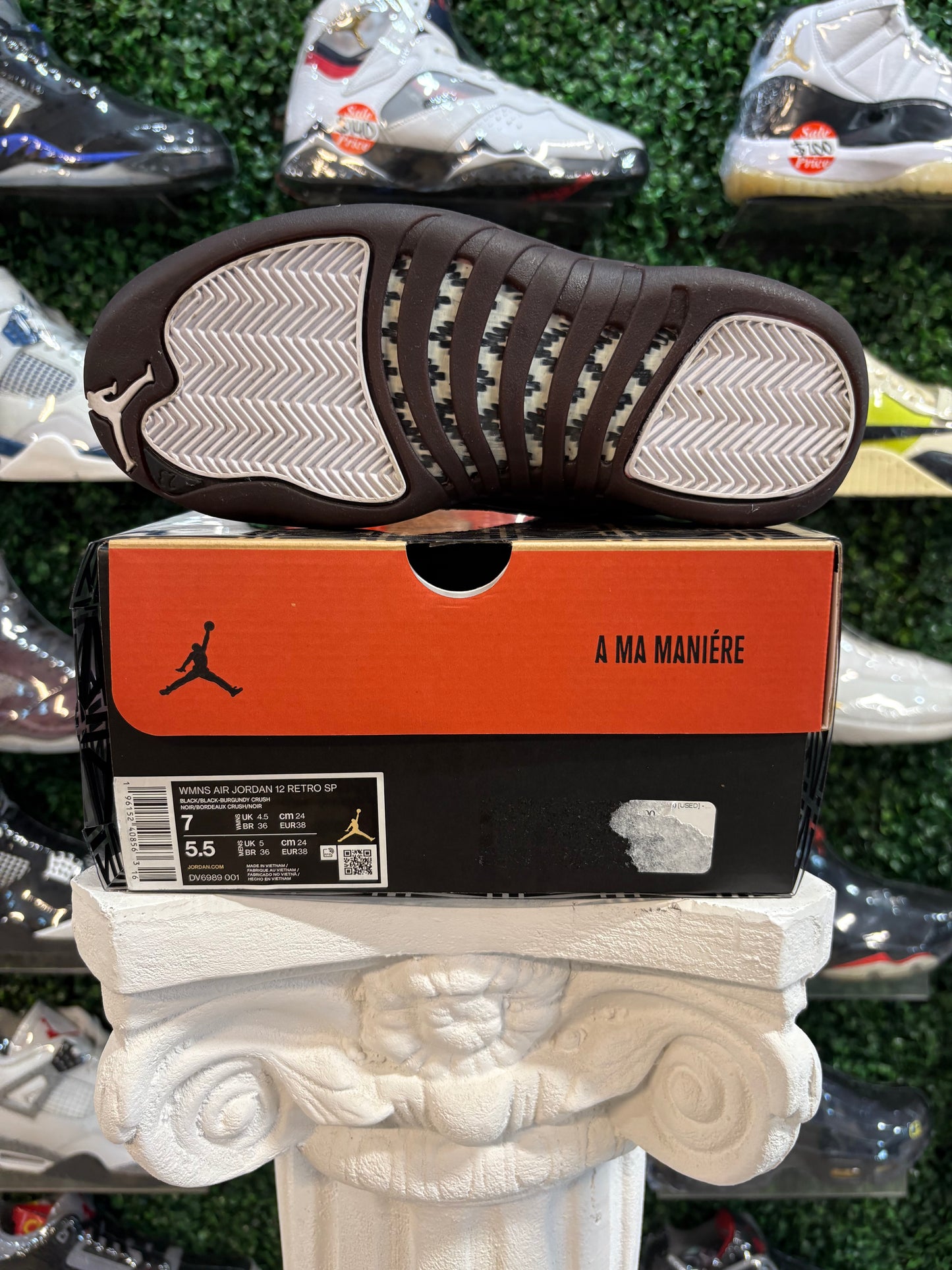 Jordan 12 X A Ma Maniere “Black”