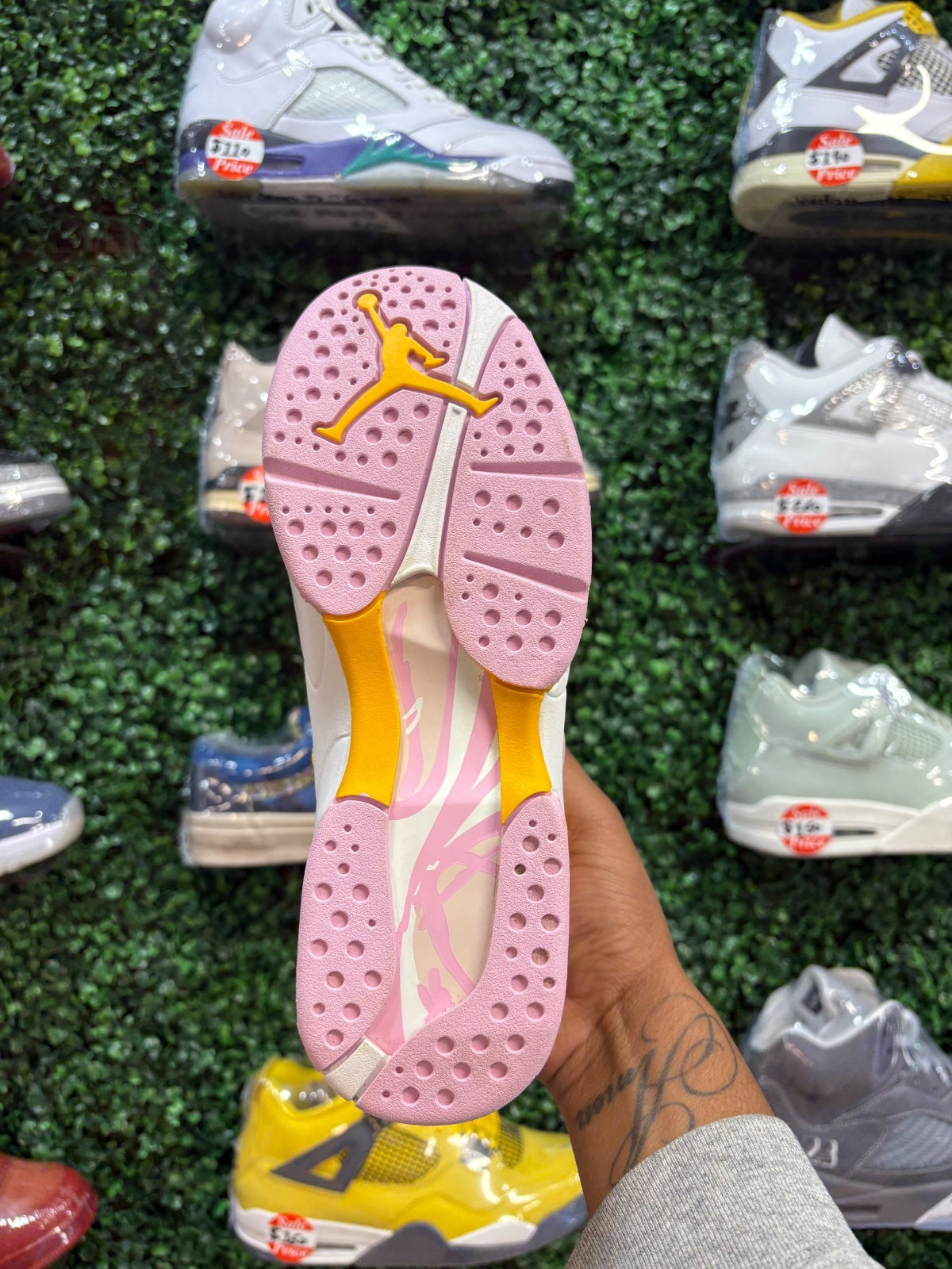 Air Jordan 8 Retro GS “Light Arctic Pink” 4.5Y