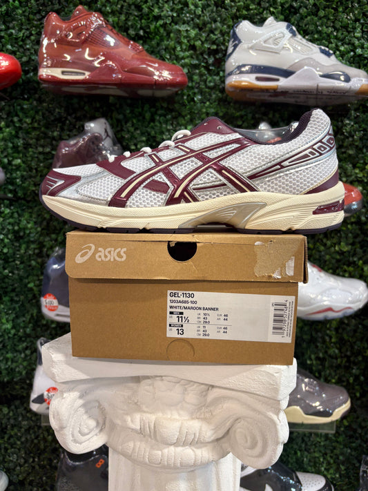 Asics Gel-1130 “White/Maroon Banner”