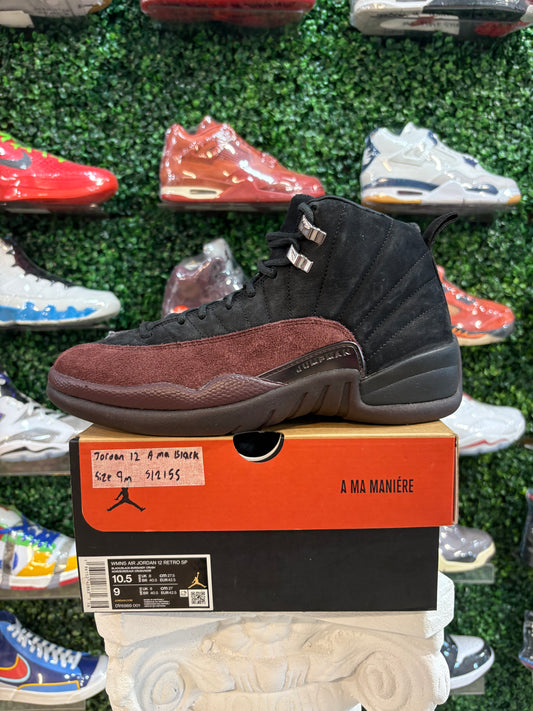 Jordan 12 X A Ma Maniere “Black”