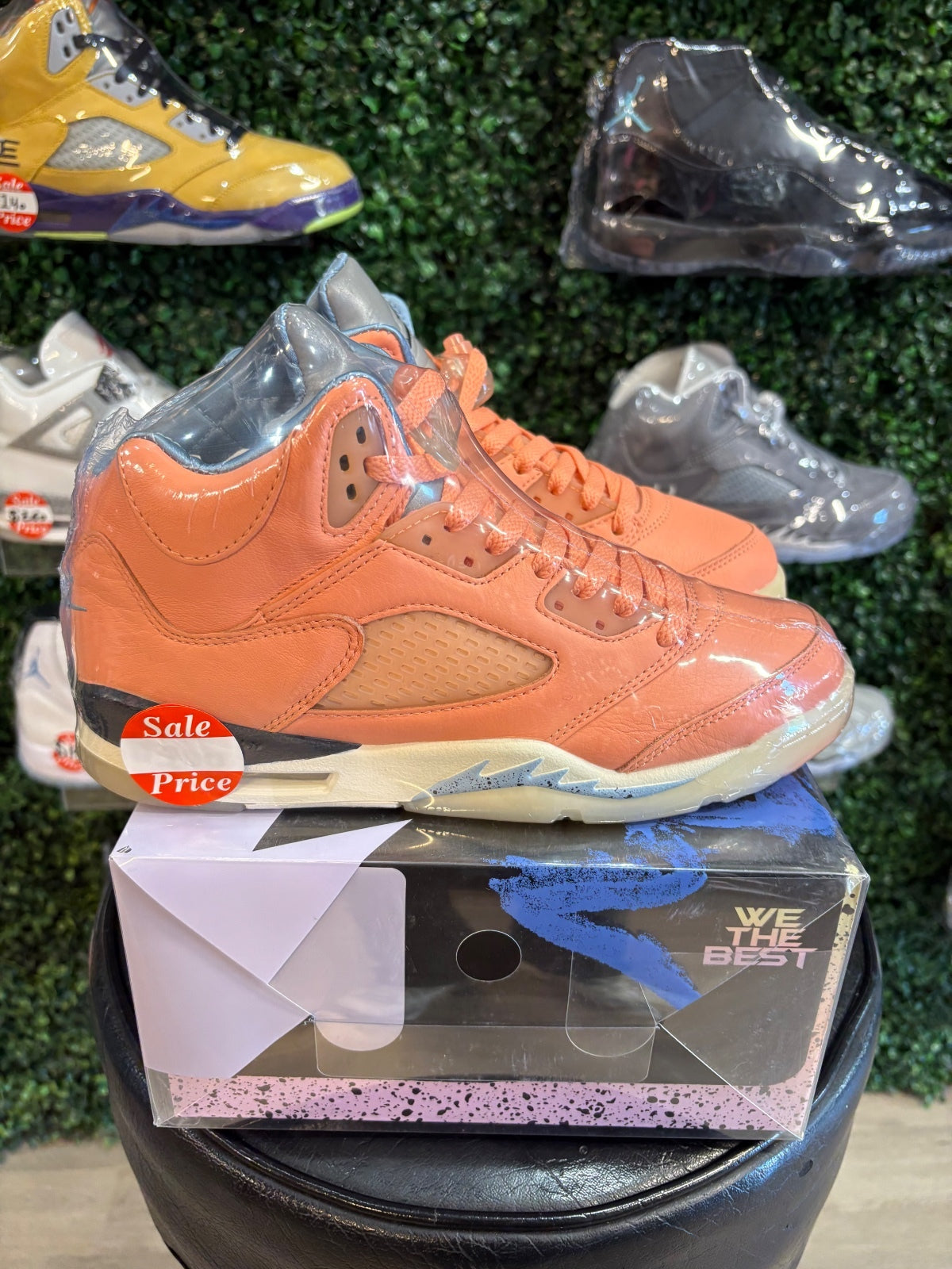 Air Jordan 5 X DJ Khaled “Crimson Bliss” GS 7Y