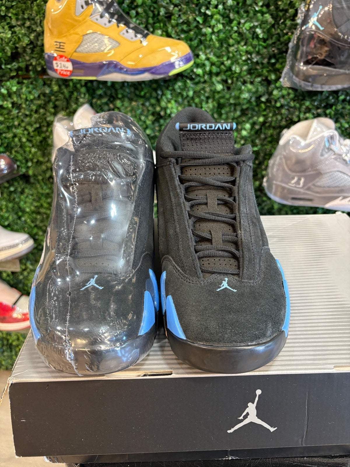 Air Jordan 14 Retro “Black university blue” 2026 Men’s 9.5