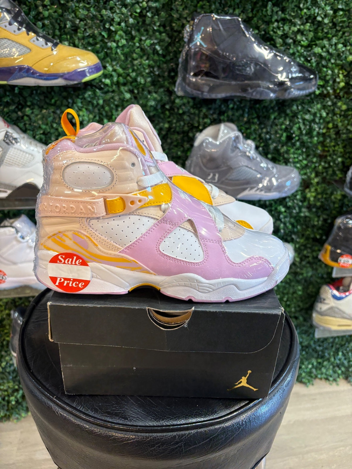 Air Jordan 8 Retro GS “Light Arctic Pink” 4.5Y